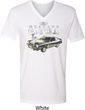 Ford 1974 Cobra Profile Mens V-Neck Shirt