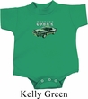 Ford 1974 Cobra Profile Middle Print Baby Onesie