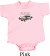 Ford 1974 Cobra Profile Middle Print Baby Onesie