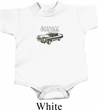 Ford 1974 Cobra Profile Middle Print Baby Onesie