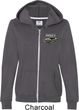 Ford 1974 Cobra Profile Pocket Print Ladies Full Zip Hoodie