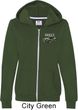Ford 1974 Cobra Profile Pocket Print Ladies Full Zip Hoodie