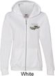 Ford 1974 Cobra Profile Pocket Print Ladies Full Zip Hoodie