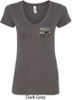 Ford 1974 Cobra Profile Pocket Print Ladies V-Neck Shirt