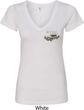 Ford 1974 Cobra Profile Pocket Print Ladies V-Neck Shirt