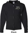 Ford 1974 Cobra Profile Pocket Print Mens Full Zip Hoodie