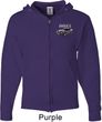Ford 1974 Cobra Profile Pocket Print Mens Full Zip Hoodie