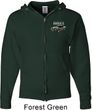 Ford 1974 Cobra Profile Pocket Print Mens Full Zip Hoodie