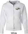 Ford 1974 Cobra Profile Pocket Print Mens Full Zip Hoodie