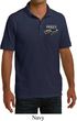 Ford 1974 Cobra Profile Pocket Print Mens Pique Polo Shirt