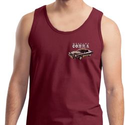 Ford 1974 Cobra Profile Pocket Print Mens Tank Top