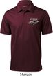 Ford 1974 Cobra Profile Pocket Print Mens Textured Polo Shirt