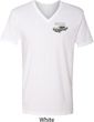Ford 1974 Cobra Profile Pocket Print Mens V-Neck Shirt