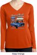 Ford American Muscle 1967 Mustang Ladies Dry Wicking Long Sleeve Shirt