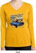Ford American Muscle 1967 Mustang Ladies Dry Wicking Long Sleeve Shirt