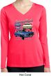 Ford American Muscle 1967 Mustang Ladies Dry Wicking Long Sleeve Shirt