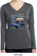 Ford American Muscle 1967 Mustang Ladies Dry Wicking Long Sleeve Shirt