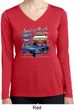 Ford American Muscle 1967 Mustang Ladies Dry Wicking Long Sleeve Shirt