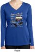 Ford American Muscle 1967 Mustang Ladies Dry Wicking Long Sleeve Shirt