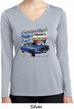 Ford American Muscle 1967 Mustang Ladies Dry Wicking Long Sleeve Shirt