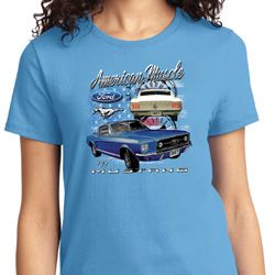 Ford American Muscle 1967 Mustang Ladies Shirt Ford American Muscle 1967 Mustang Ladies Shirt