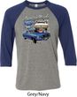 Ford American Muscle 1967 Mustang Mens Raglan Shirt