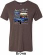 Ford American Muscle 1967 Mustang Mens Tri Blend Crewneck Shirt