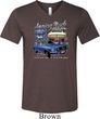 Ford American Muscle 1967 Mustang Mens Tri Blend V-neck Shirt