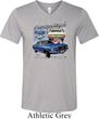 Ford American Muscle 1967 Mustang Mens Tri Blend V-neck Shirt