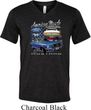 Ford American Muscle 1967 Mustang Mens Tri Blend V-neck Shirt