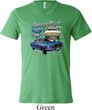 Ford American Muscle 1967 Mustang Mens Tri Blend V-neck Shirt
