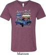 Ford American Muscle 1967 Mustang Mens Tri Blend V-neck Shirt