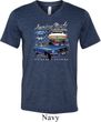 Ford American Muscle 1967 Mustang Mens Tri Blend V-neck Shirt