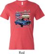 Ford American Muscle 1967 Mustang Mens Tri Blend V-neck Shirt