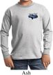 Ford American Muscle 1967 Mustang Pocket Print Kids Long Sleeve Shirt