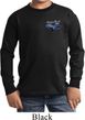 Ford American Muscle 1967 Mustang Pocket Print Kids Long Sleeve Shirt