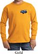 Ford American Muscle 1967 Mustang Pocket Print Kids Long Sleeve Shirt