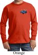 Ford American Muscle 1967 Mustang Pocket Print Kids Long Sleeve Shirt
