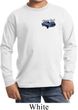 Ford American Muscle 1967 Mustang Pocket Print Kids Long Sleeve Shirt