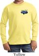 Ford American Muscle 1967 Mustang Pocket Print Kids Long Sleeve Shirt
