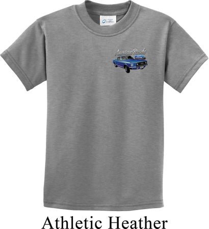 Ford American Muscle 1967 Mustang Pocket Print Kids Shirt
