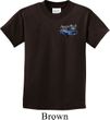 Ford American Muscle 1967 Mustang Pocket Print Kids Shirt
