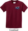 Ford American Muscle 1967 Mustang Pocket Print Kids Shirt