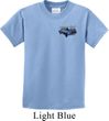 Ford American Muscle 1967 Mustang Pocket Print Kids Shirt