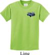 Ford American Muscle 1967 Mustang Pocket Print Kids Shirt