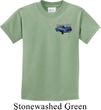 Ford American Muscle 1967 Mustang Pocket Print Kids Shirt