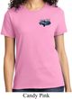 Ford American Muscle 1967 Mustang Pocket Print Ladies Shirt