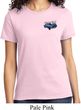 Ford American Muscle 1967 Mustang Pocket Print Ladies Shirt