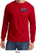 Ford American Muscle 1967 Mustang Pocket Print Long Sleeve Shirt