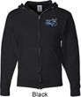 Ford American Muscle 1967 Mustang Pocket Print Mens Full Zip Hoodie